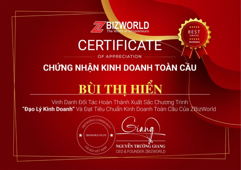Đạo Lý Kinh Doanh